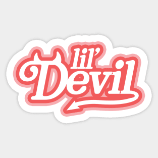 lil' devil Sticker